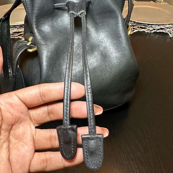 Vintage COACH 9952 Lula’s Legacy leather Drawstring Bucket Bag 90’s G7I-9952 - Picture 5 of 12
